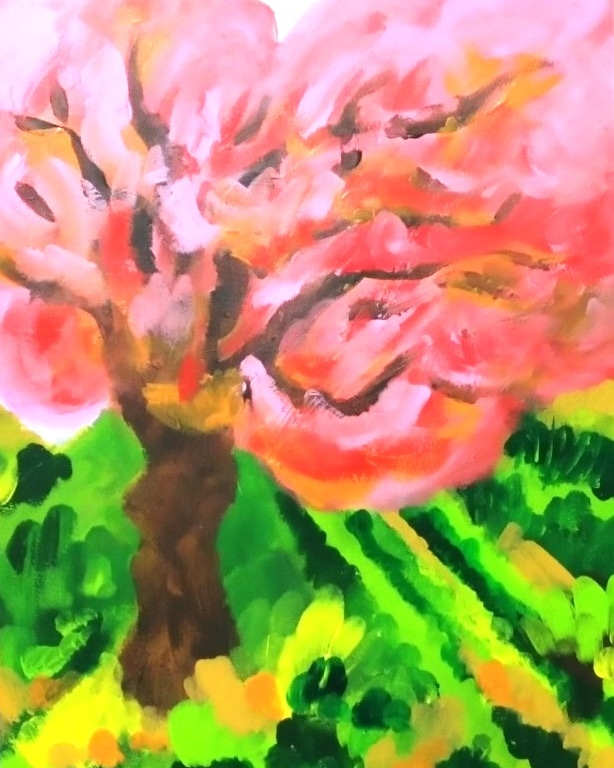 桜(アクリル)